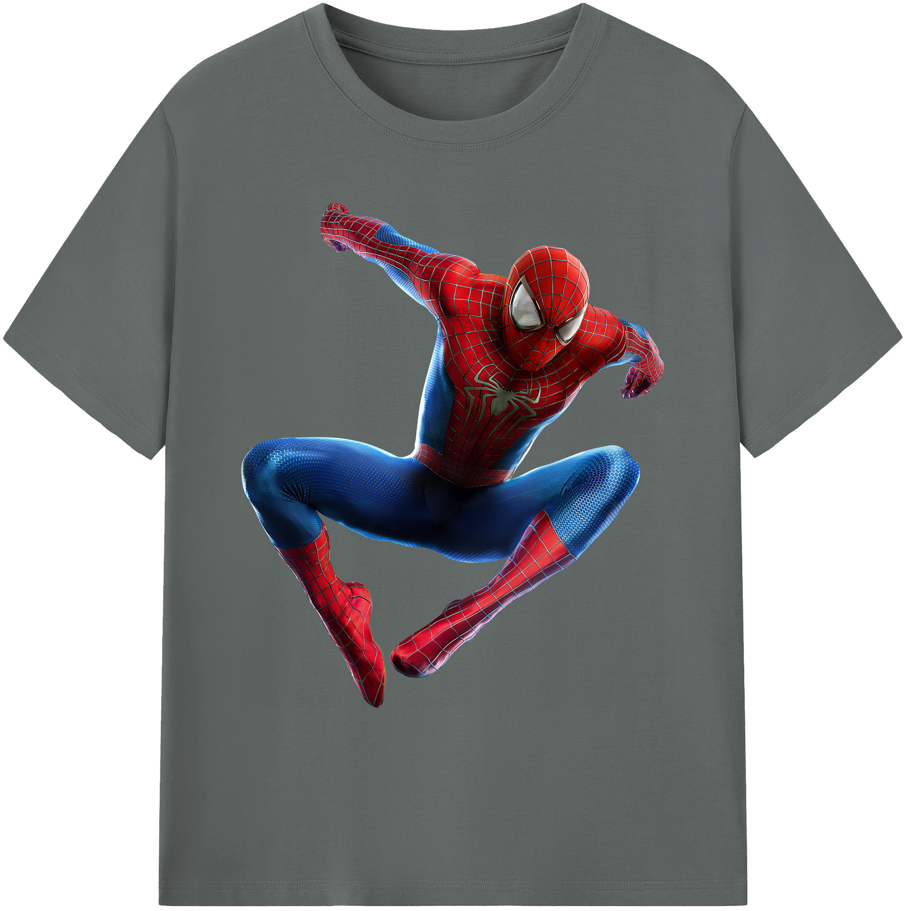（画像用） Spider Man スパイダーマン 綿100％ メンズ半袖Tシャツ｜肌触りやわらか＆通気性